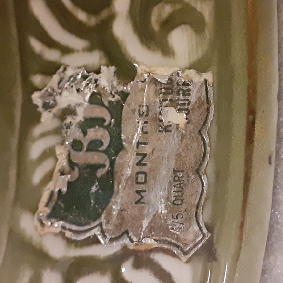 Jim Bean Distillery Regal China Yellow Roses Grn Vintage Whiskey Decanter 12" - Picture 4 of 14